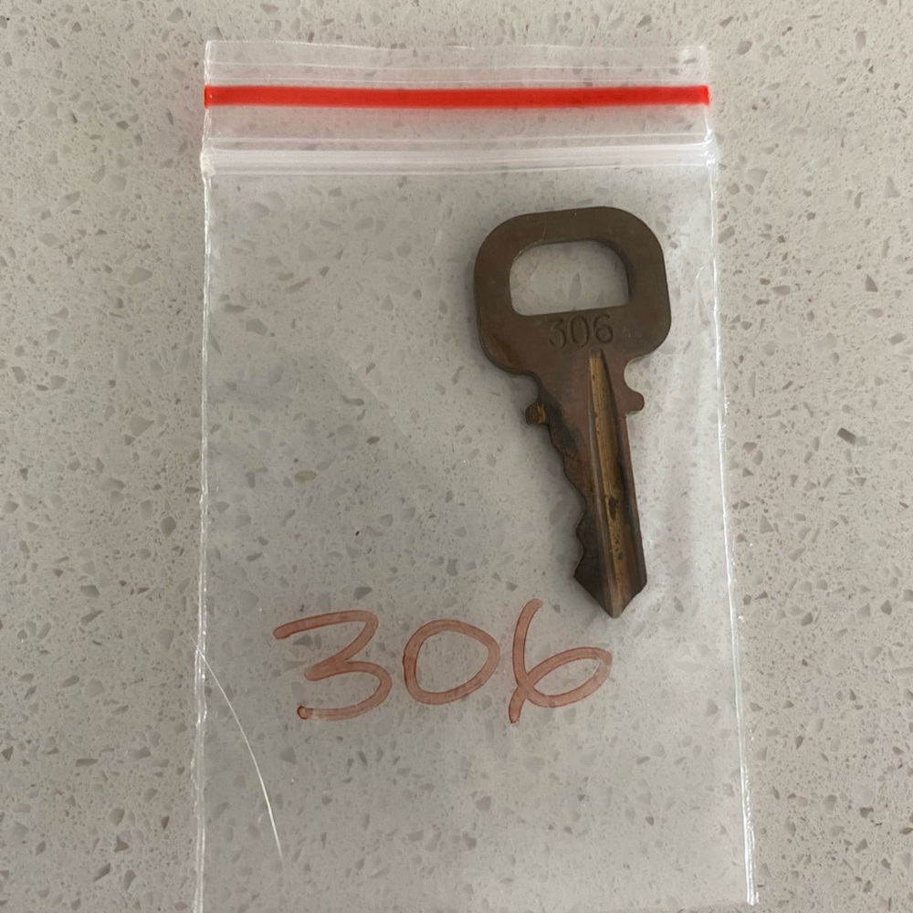 Louis Vuitton Brass Key #306 Replacement Lock LV